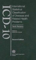 International Statistical Classification of Diseases and Related Health Problem 10th revision vol. 2 2nd edition