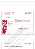 CT Diagnosis/ Rule out of Coronary Heart Disease