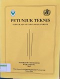 Petunjuk Teknis Surveilans Tetanus Neonatorum