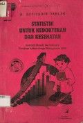Statistik untuk Kedokteran dan Kesehatan