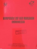 Komposisi Zat Gizi Makanan Indonesia