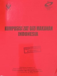 Komposisi Zat Gizi Makanan Indonesia