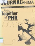 Journal Of AHIMA: Piecing Together the PHR