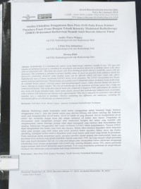 Analisis Efektifitas Penggunaan Base Plate Orfit pada Kasus Kanker Payudara Posisi Prone dengan Teknik Intensity Modulated Radiotheraoy (IMRT) di INstalasi Radioterapi Rumah Sakit Daerah Jakarta Timur