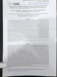 Peran Sekuen Diffusion Weighted Imaging (DWI) pada Pemeriksaan MRI Soft Tissue Leher Kasus Kanker Nasofaring (Studi Literature)