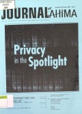 Journal Of AHIMA: Privacy in The Spotlight
