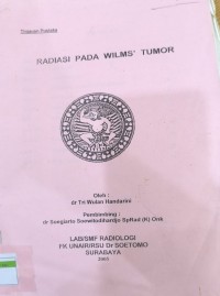 Radiasi Pada Wilms Tumor
