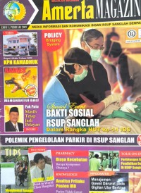 Amerta Magazine: Media Informasi dan Komunikasi Insan RSUP Sanglah Denpasar