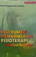 Instrumen Pemeriksaan Fisioterapi dan Penelitian Kesehatan